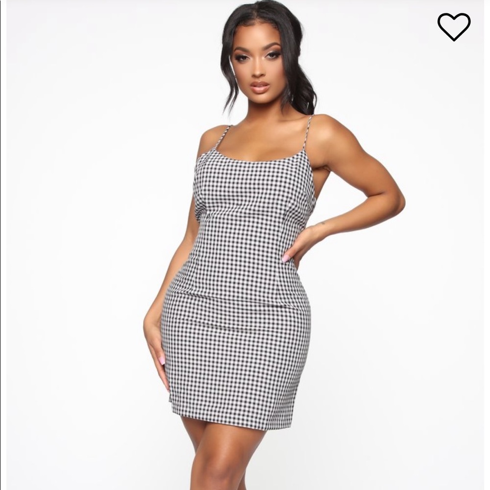 Fashion nova Plaid Fad Mini Dress